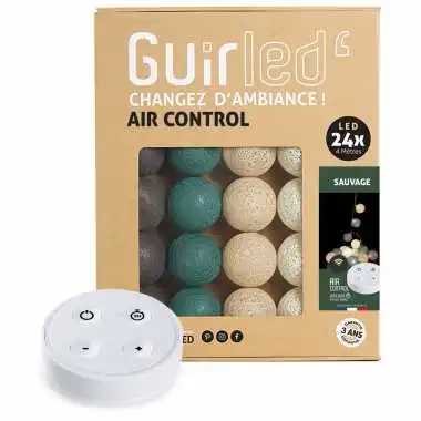 Guirled - Air Control Lichterkette - Wild Ferngesteuert Lichterkette Baumwollkugeln LED USB