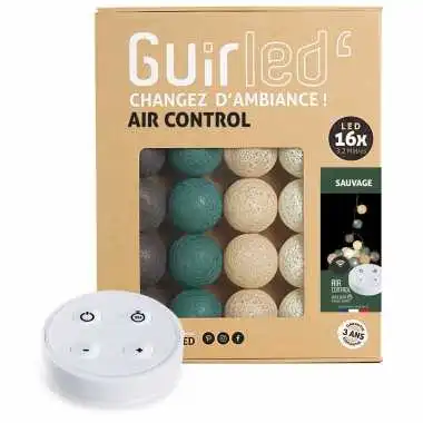 Guirled - Guirlande lumineuse Air Control -  Sauvage Télécommandée Guirlande lumineuse boules coton LED USB