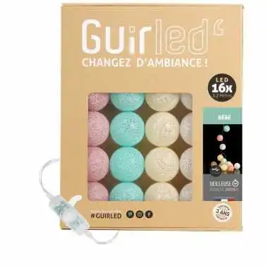 Guirled - Guirlande lumineuse Classique -  Bébé Classique Guirlande lumineuse boules coton LED USB