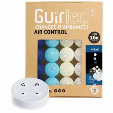 Guirled - Guirlande lumineuse Air Control -  Océan Télécommandée Guirlande lumineuse boules coton LED USB