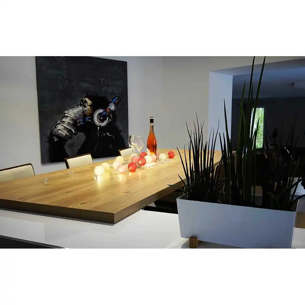 Guirled - Guirlande lumineuse Voice Control -  Tagada Commande Vocale Guirlande lumineuse boules coton Google & Alexa