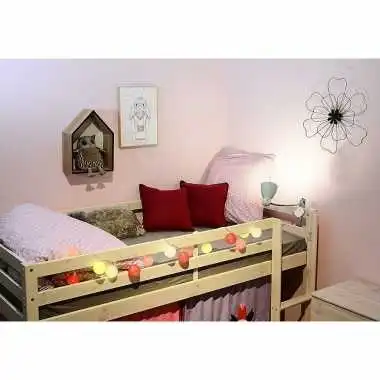 Guirled - Guirlande lumineuse Voice Control -  Tagada Commande Vocale Guirlande lumineuse boules coton Google & Alexa
