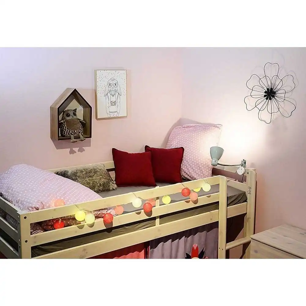Guirled - Guirlande lumineuse Voice Control -  Tagada Commande Vocale Guirlande lumineuse boules coton Google & Alexa