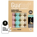 Guirled - Guirlande lumineuse Voice Control -  Bébé Commande Vocale Guirlande lumineuse boules coton Google & Alexa