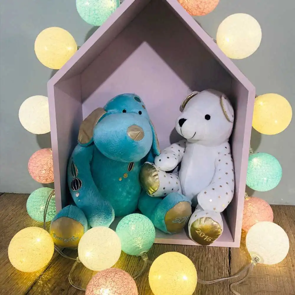 Guirled - Guirlande lumineuse Air Control -  Bébé Télécommandée Guirlande lumineuse boules coton LED USB