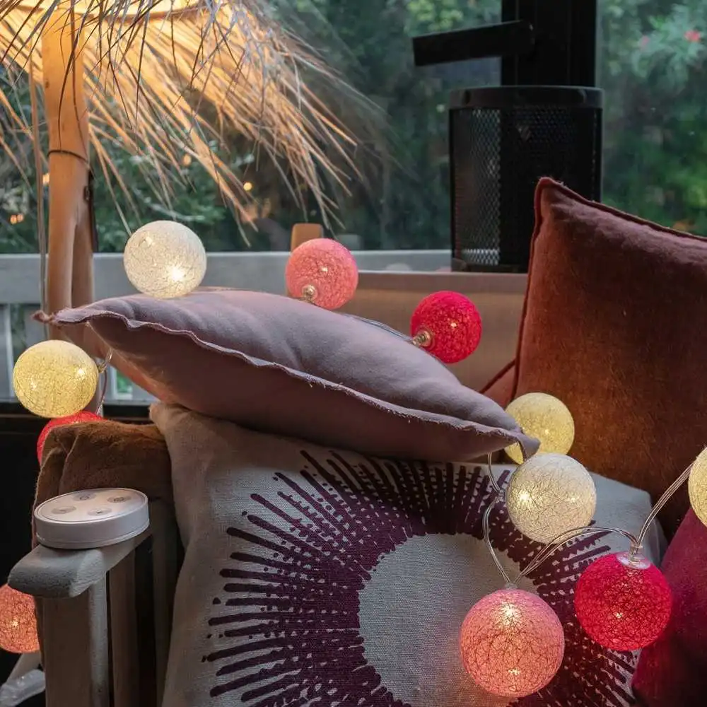 Guirled - Guirlande lumineuse Classique -  Tagada Classique Guirlande lumineuse boules coton LED USB