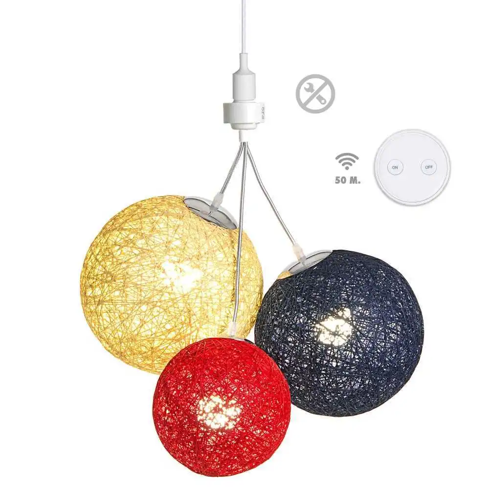 Guirled - Hängeleuchte mit 3 Kugeln - Sunset Leuchte Hängeleuchte mit 3 LED-Kugeln E27