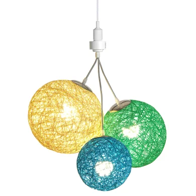 Guirled - Suspension 3 Boules -  Bornéo Luminaire Suspension 3 boules LED E27