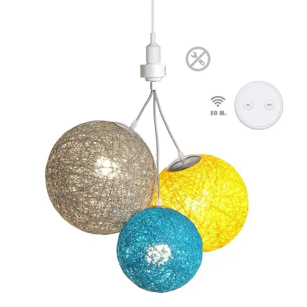 Guirled - Hängeleuchte 3 Kugeln - Nordic Leuchte Hängeleuchte 3 LED-Kugeln E27