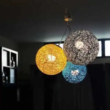 Guirled - Hängeleuchte 3 Kugeln - Nordic Leuchte Hängeleuchte 3 LED-Kugeln E27