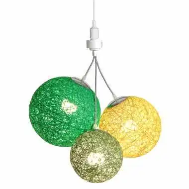 Guirled - Suspension 3 Boules -  Canopée Luminaire Suspension 3 boules LED E27