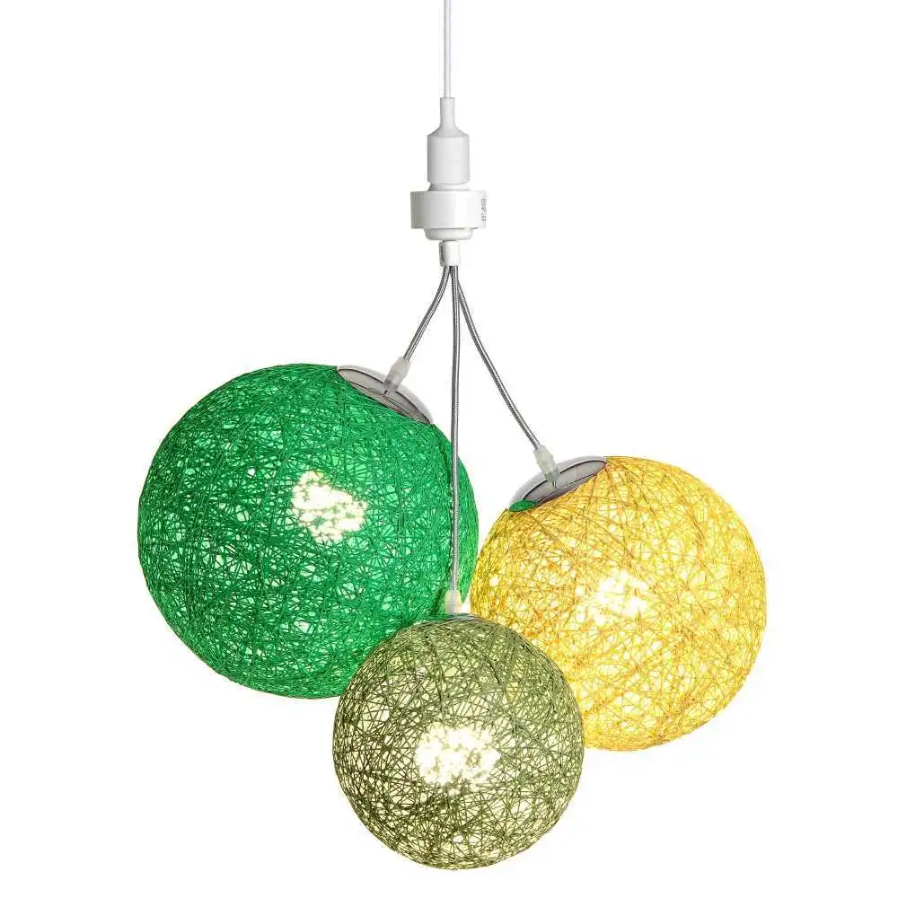 Guirled - Hängeleuchte 3 Kugeln - Canopy Leuchte Hängeleuchte 3 LED-Kugeln E27