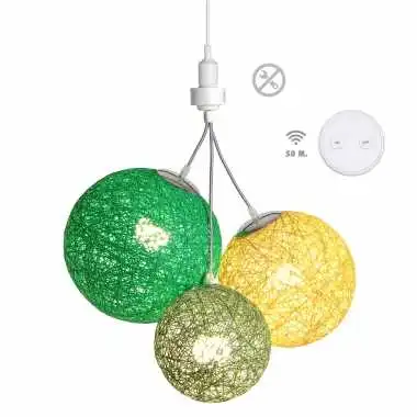 Guirled - Hängeleuchte 3 Kugeln - Canopy Leuchte Hängeleuchte 3 LED-Kugeln E27