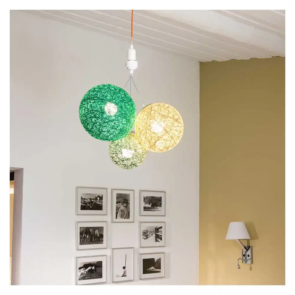 Guirled - Hängeleuchte 3 Kugeln - Canopy Leuchte Hängeleuchte 3 LED-Kugeln E27