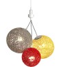 Bahia – lampa wisząca z 3 kulami LED E27
