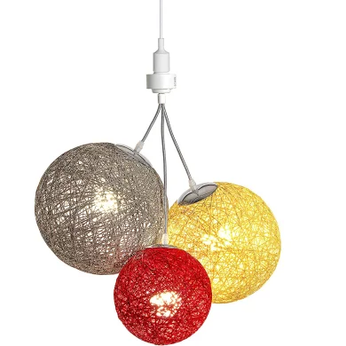 Guirled - Suspension 3 Boules -  Bahia Luminaire Suspension 3 boules LED E27