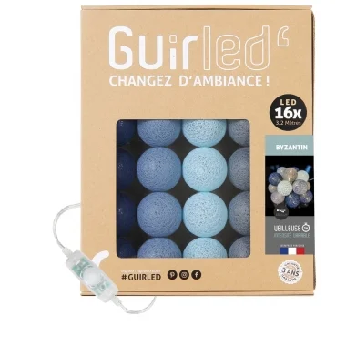 Guirled - Guirlande lumineuse Classique -  Byzantin Classique Guirlande lumineuse boules coton LED USB