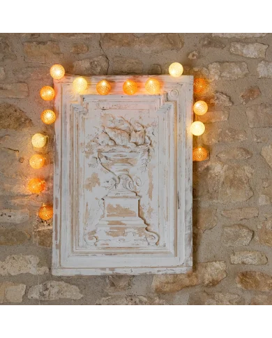 Guirled - Guirlande lumineuse Classique -  Ottoman Classique Guirlande lumineuse boules coton LED USB