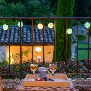 Guirled - Guirlande lumineuse Solaire -  Scandinave Guirlande lumineuse extérieure étanche & solaire boules LED