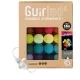 Arlequin Classique Intérieur Guirlande lumineuse boules coton LED