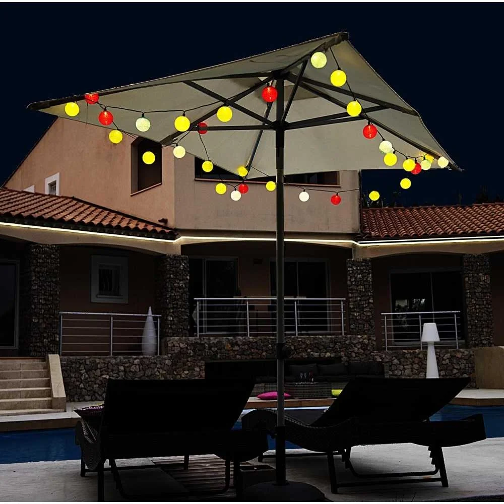 Guirled - Guirlande lumineuse Solaire -  Cocktail Guirlande lumineuse extérieure étanche & solaire boules LED