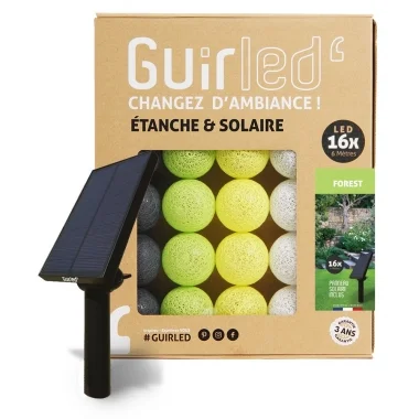 Guirled - Guirlande lumineuse Solaire -  Forest Guirlande lumineuse extérieure étanche & solaire boules LED