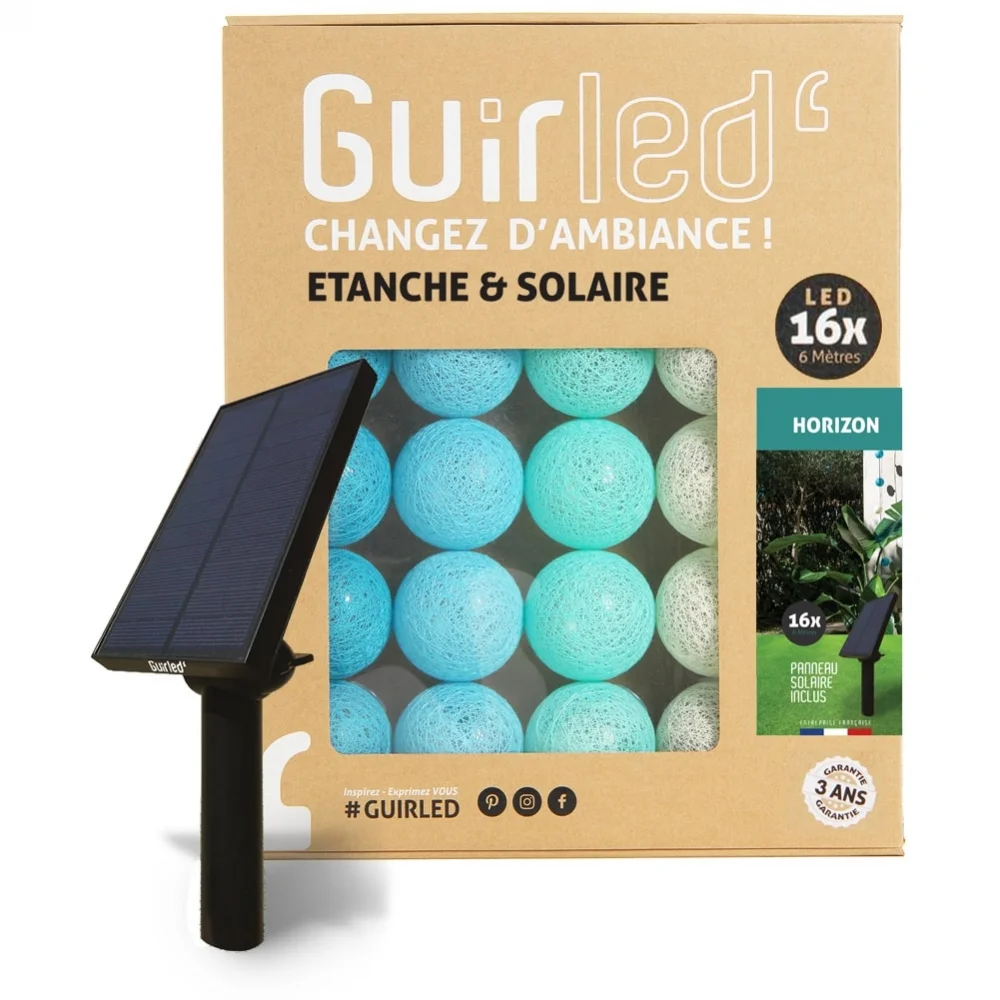 Guirlande lumineuse plate USB ou solaire 150 LED