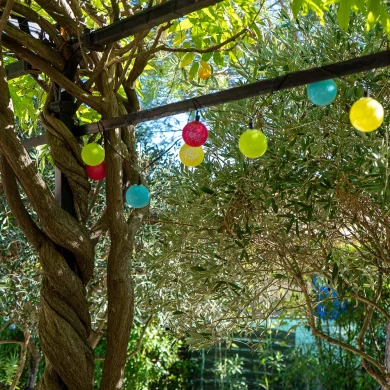 Guirled - Guirlande lumineuse Solaire -  Cocktail Guirlande lumineuse extérieure étanche & solaire boules LED