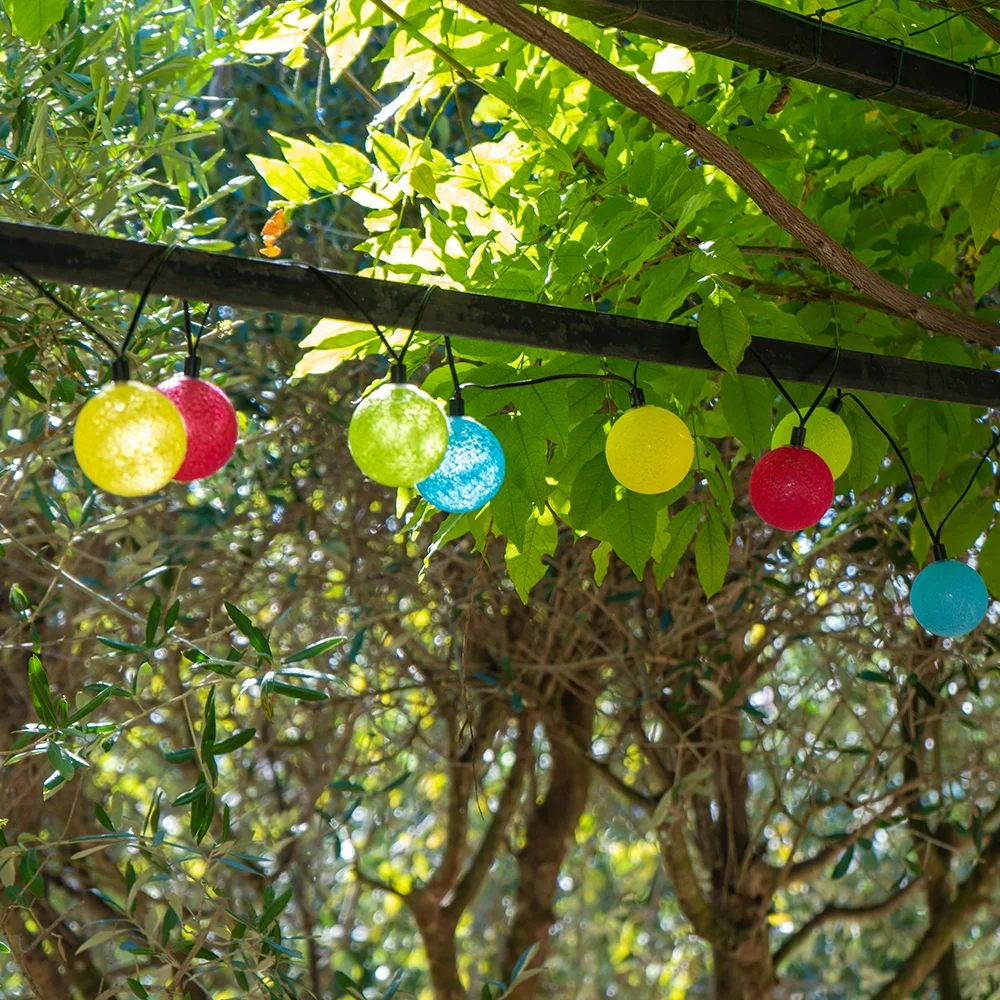 Guirled - Guirlande lumineuse Solaire -  Cocktail Guirlande lumineuse extérieure étanche & solaire boules LED