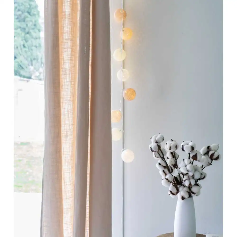 Guirled - Boutique -  Coton Classique Guirlande lumineuse boules coton LED USB [Reconditionné]