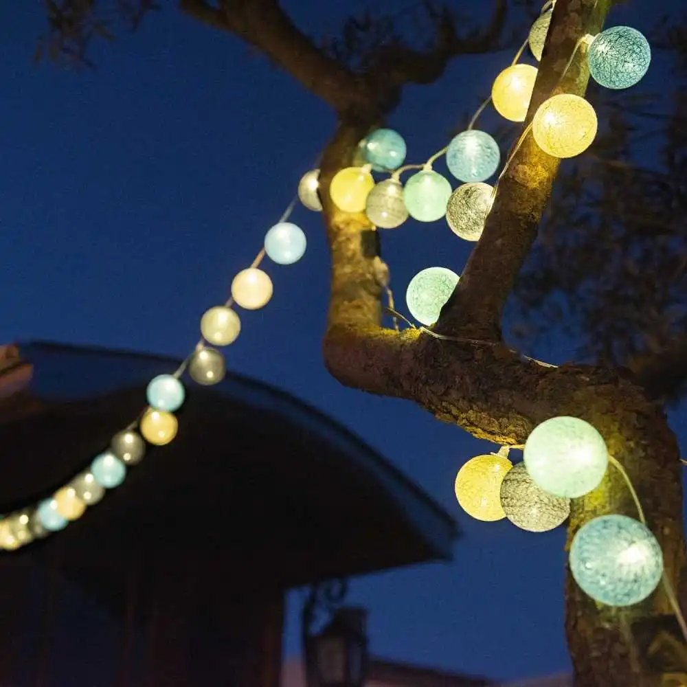 Guirled - Guirlande étanche & solaire -  Cocktail Guirlande lumineuse extérieure étanche & solaire boules LED