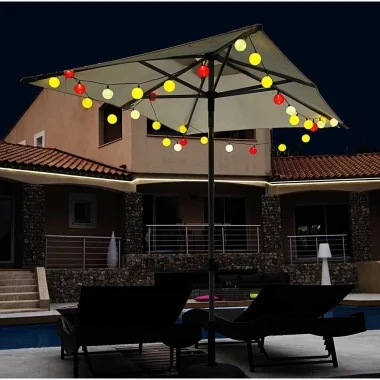 Guirled - Guirlande étanche & solaire -  Cocktail Guirlande lumineuse extérieure étanche & solaire boules LED