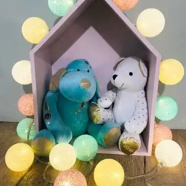 Guirled - Guirlande Classique -  Bébé Classique Guirlande lumineuse boules coton LED USB