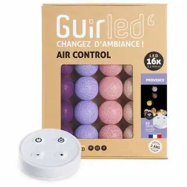 Guirled - Guirlande Air Control -  Provence Télécommandée Guirlande lumineuse boules coton LED USB