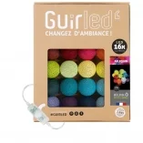 Arlekin - klasyczna girlanda świetlna z kulkami bawełnianymi LED USB [Odnowiony]