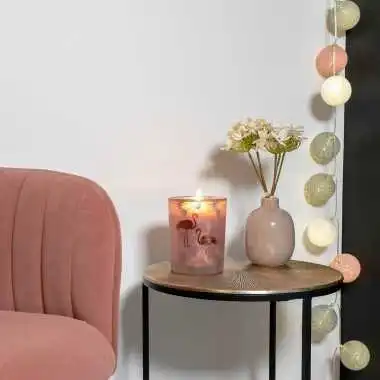 Guirled - Lichterkette Voice Control - Hagebutte Sprachsteuerung Lichterkette Baumwollkugeln Google & Alexa