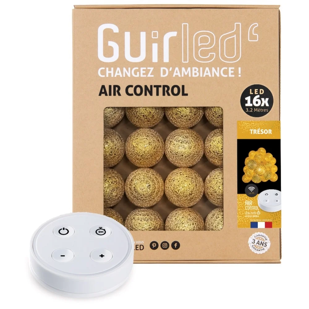 Light ball garland [Refurbished] - Treasure (Gold) Remote Controlled ...
