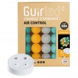 Guirled - Guirlande Air Control -  Hémisphère Télécommandée Guirlande lumineuse boules coton LED USB