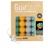 Guirled - Guirlande Classique -  Hémisphère Classique Guirlande lumineuse boules coton LED USB