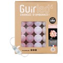 Guirled - Girlanda klasyczna - Księżniczka – klasyczna girlanda świetlna z kulkami bawełnianymi LED USB