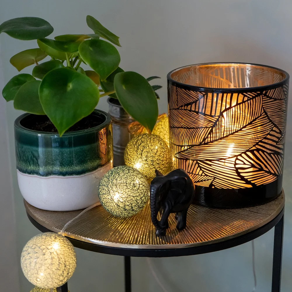 Guirled - Guirlande Voice Control -  Romania Commande Vocale Guirlande lumineuse boules coton Google & Alexa