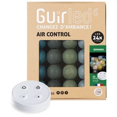 Guirled - Guirlande Air Control -  Romania Télécommandée Guirlande lumineuse boules coton LED USB