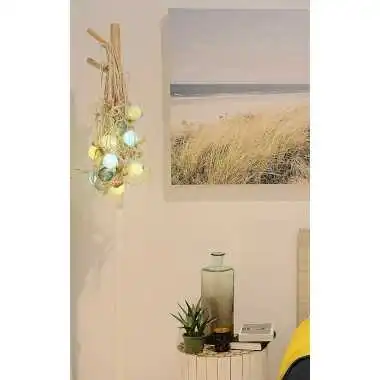 Guirled - Guirlande Voice Control -  Avatar Commande Vocale Guirlande lumineuse boules coton Google & Alexa