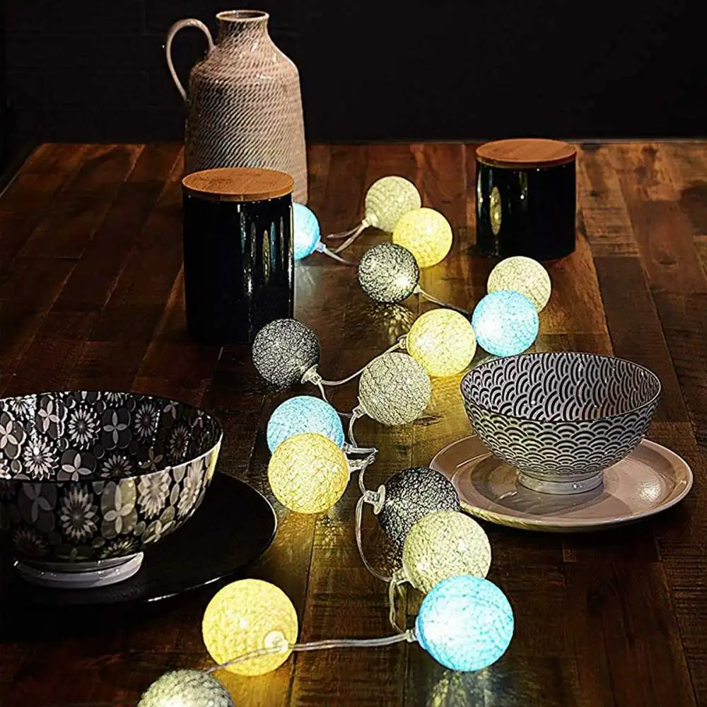 Guirled - Guirlande Air Control -  Avatar Télécommandée Guirlande lumineuse boules coton LED USB