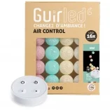 Guirled - Guirlande Air Control -  Bébé Télécommandée Guirlande lumineuse boules coton LED USB