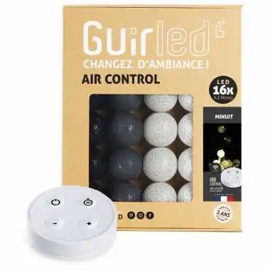 Guirled – Lichterkette Air Control –  Mitternacht Lichterkette mit Baumwollkugeln, LED, USB