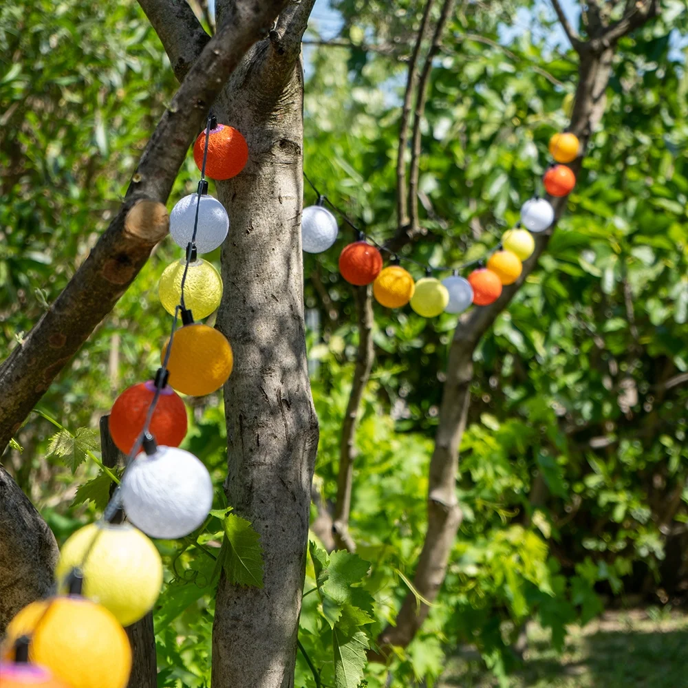 Guirled - Guirlande lumineuse Solaire -  Agrume Guirlande lumineuse extérieure étanche & solaire boules LED