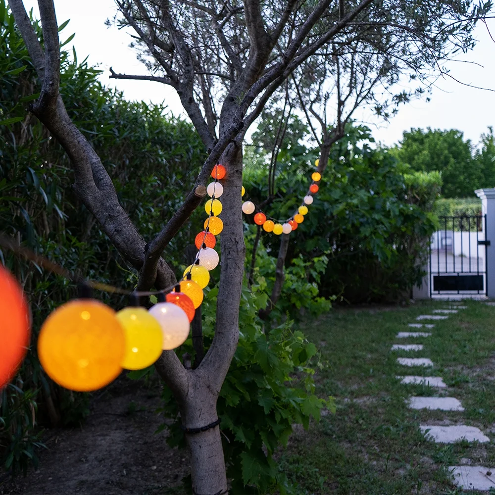 Guirled - Guirlande lumineuse Solaire -  Agrume Guirlande lumineuse extérieure étanche & solaire boules LED
