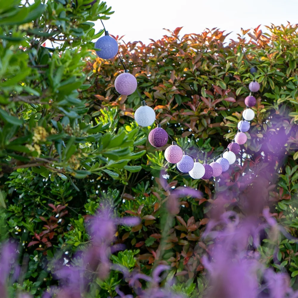 Guirled - Guirlande lumineuse Solaire -  Myrtille Guirlande lumineuse extérieure étanche & solaire boules LED