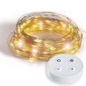 Guirled - Guirlande Mini LED -  Guirlande lumineuse Mini LED Télécommandée Filament cuivre Silver Air Control